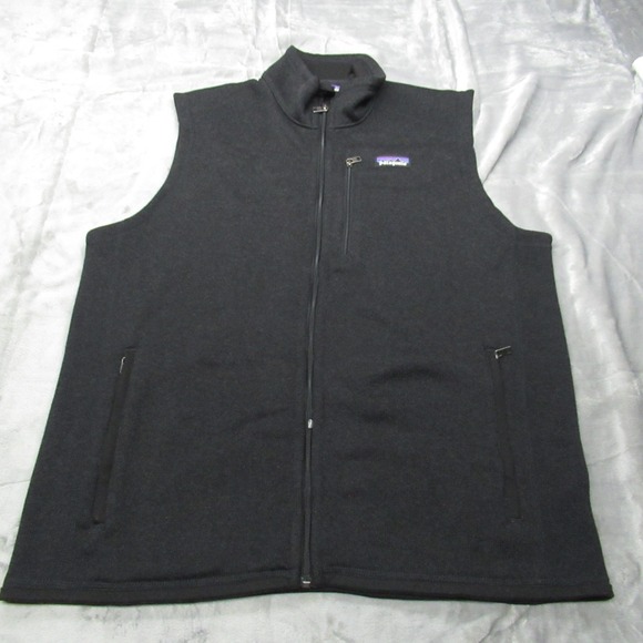 Patagonia Other - Patagonia Better Sweater Fleece Vest Mens XL Black Full Zip Pockets Outdoor Hike